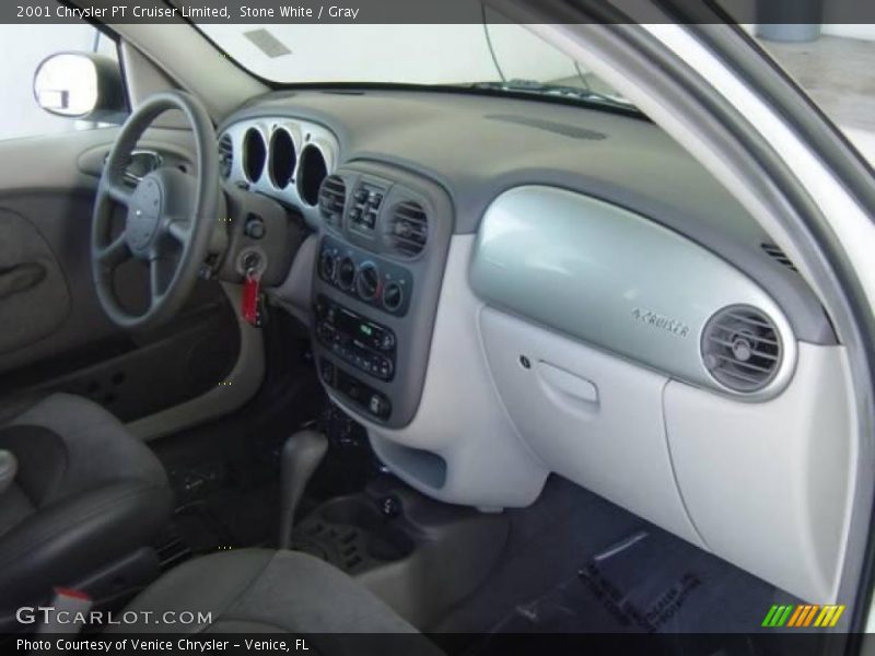 Stone White / Gray 2001 Chrysler PT Cruiser Limited