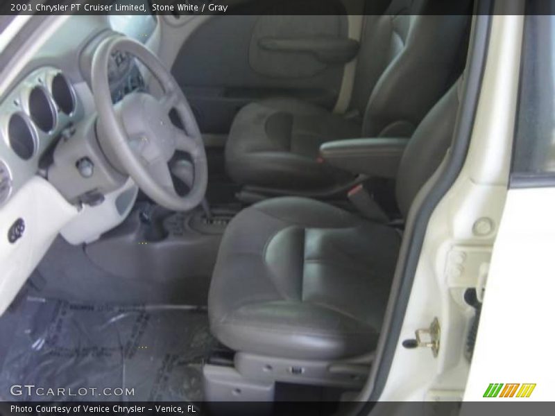 Stone White / Gray 2001 Chrysler PT Cruiser Limited