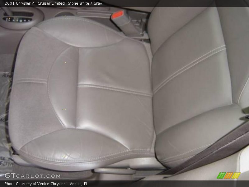 Stone White / Gray 2001 Chrysler PT Cruiser Limited