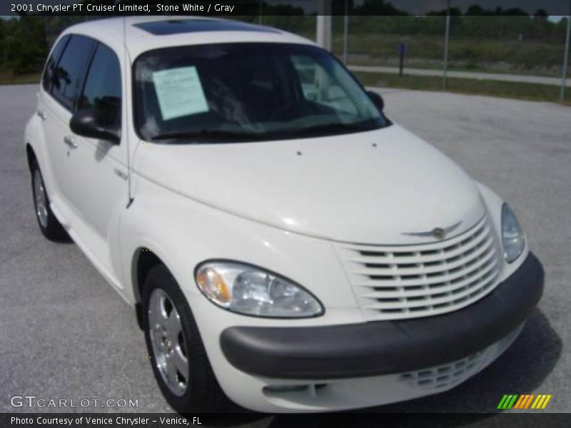 Stone White / Gray 2001 Chrysler PT Cruiser Limited