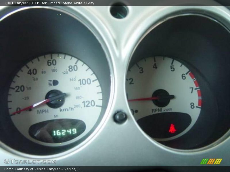Stone White / Gray 2001 Chrysler PT Cruiser Limited