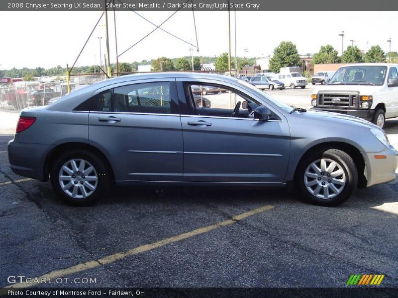 Silver Steel Metallic / Dark Slate Gray/Light Slate Gray 2008 Chrysler Sebring LX Sedan