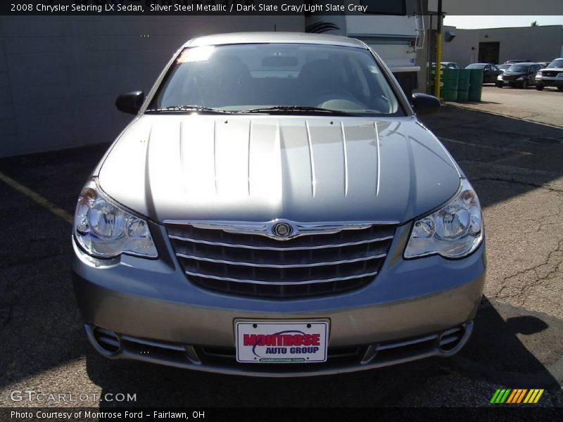 Silver Steel Metallic / Dark Slate Gray/Light Slate Gray 2008 Chrysler Sebring LX Sedan