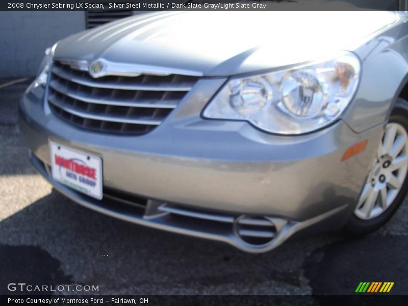 Silver Steel Metallic / Dark Slate Gray/Light Slate Gray 2008 Chrysler Sebring LX Sedan
