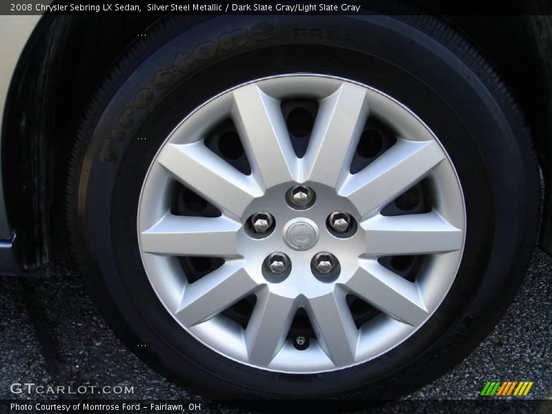 Silver Steel Metallic / Dark Slate Gray/Light Slate Gray 2008 Chrysler Sebring LX Sedan