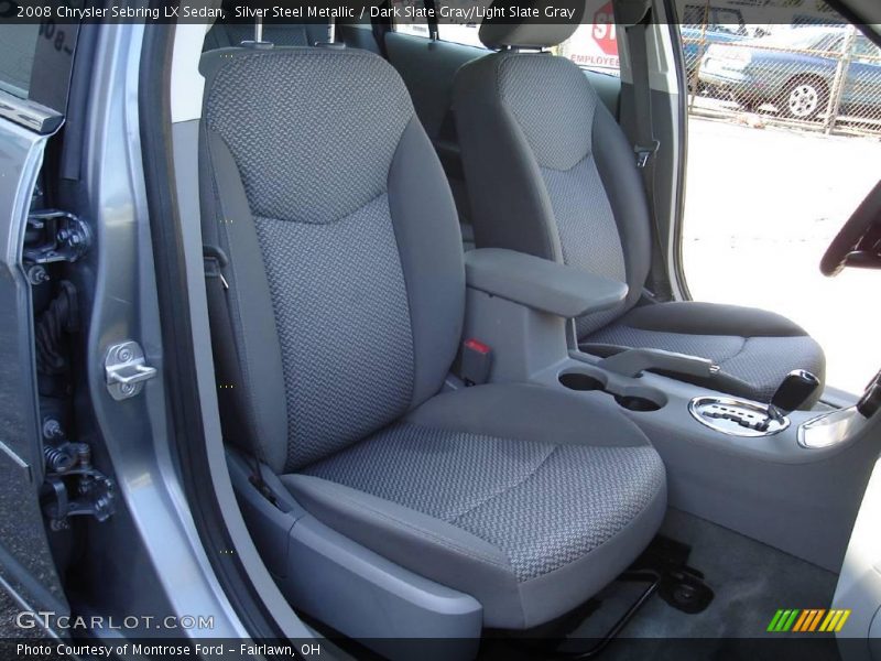 Silver Steel Metallic / Dark Slate Gray/Light Slate Gray 2008 Chrysler Sebring LX Sedan