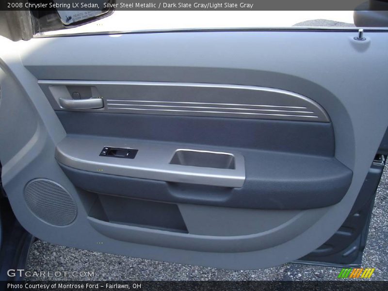 Silver Steel Metallic / Dark Slate Gray/Light Slate Gray 2008 Chrysler Sebring LX Sedan