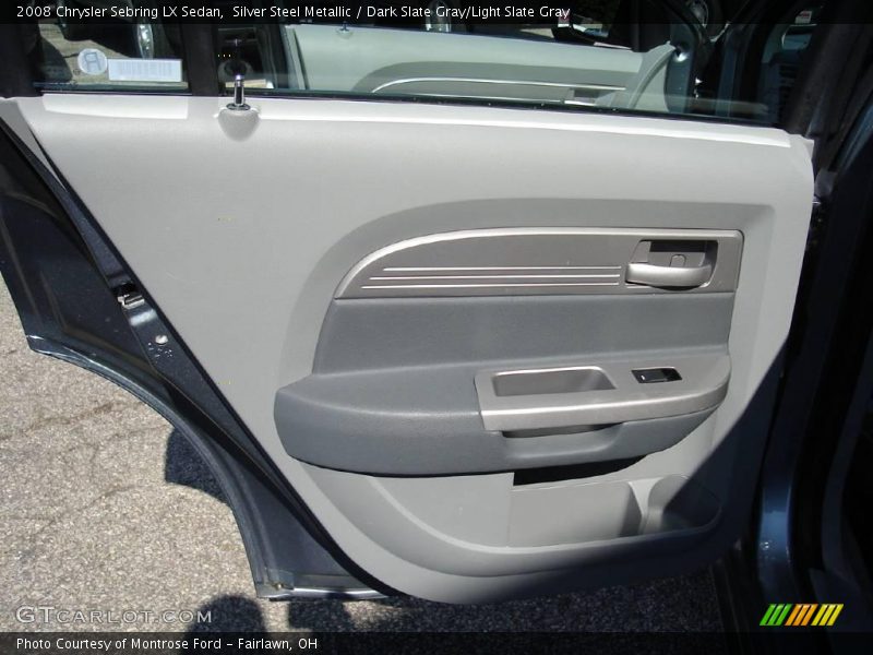 Silver Steel Metallic / Dark Slate Gray/Light Slate Gray 2008 Chrysler Sebring LX Sedan