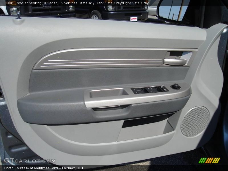 Silver Steel Metallic / Dark Slate Gray/Light Slate Gray 2008 Chrysler Sebring LX Sedan
