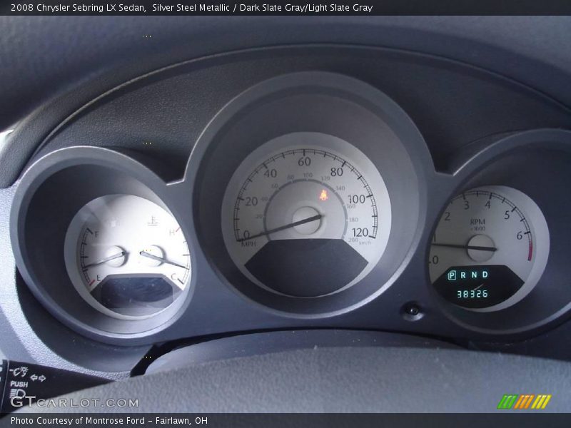 Silver Steel Metallic / Dark Slate Gray/Light Slate Gray 2008 Chrysler Sebring LX Sedan