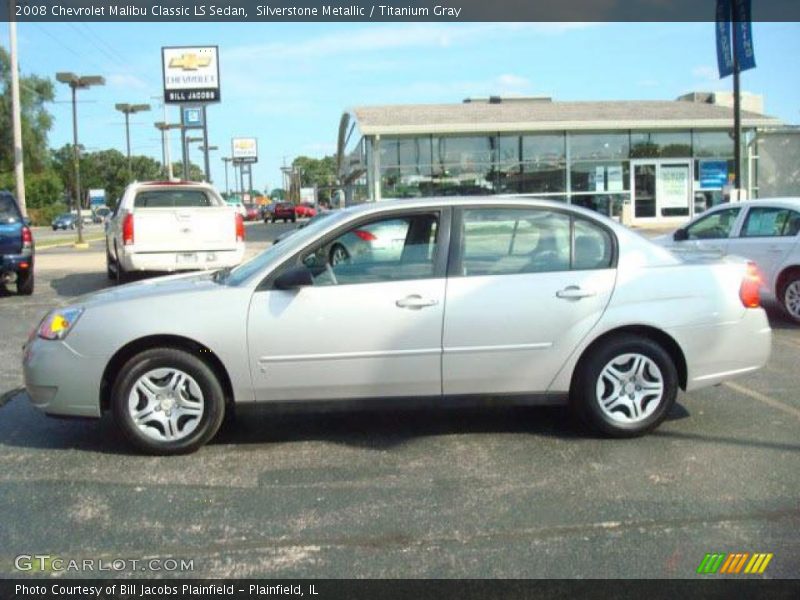 Silverstone Metallic / Titanium Gray 2008 Chevrolet Malibu Classic LS Sedan