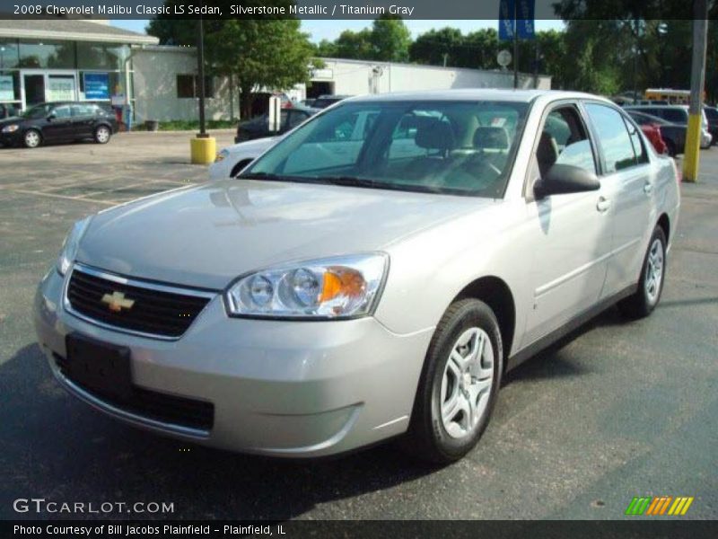 Silverstone Metallic / Titanium Gray 2008 Chevrolet Malibu Classic LS Sedan