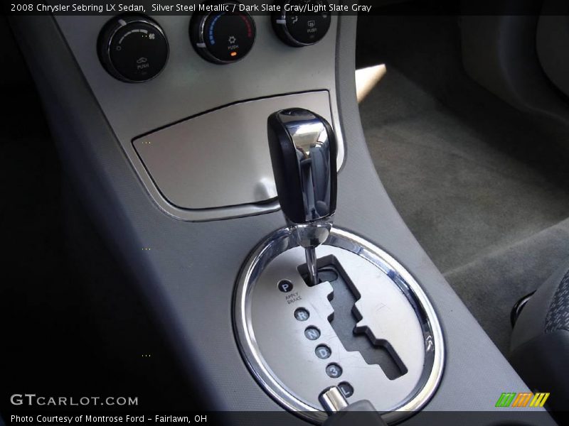 Silver Steel Metallic / Dark Slate Gray/Light Slate Gray 2008 Chrysler Sebring LX Sedan