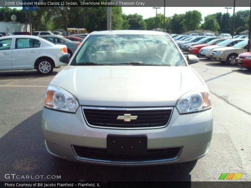 Silverstone Metallic / Titanium Gray 2008 Chevrolet Malibu Classic LS Sedan