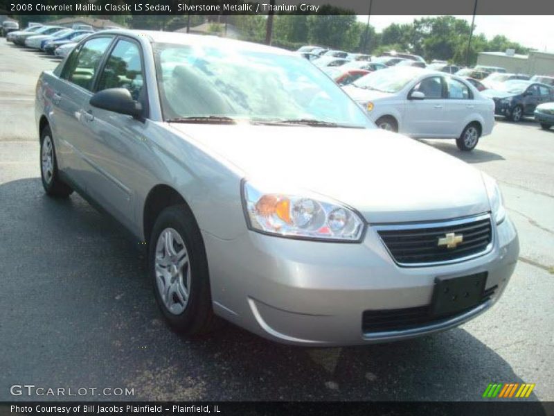 Silverstone Metallic / Titanium Gray 2008 Chevrolet Malibu Classic LS Sedan