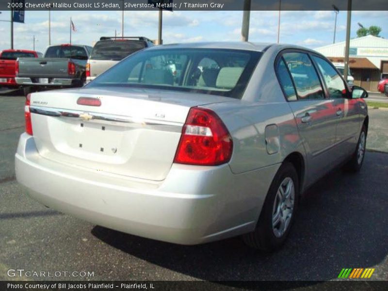 Silverstone Metallic / Titanium Gray 2008 Chevrolet Malibu Classic LS Sedan