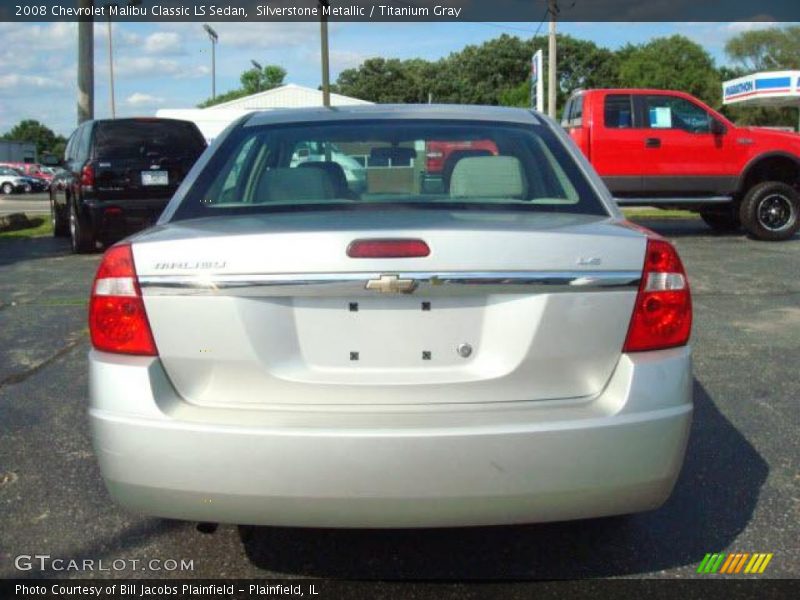Silverstone Metallic / Titanium Gray 2008 Chevrolet Malibu Classic LS Sedan