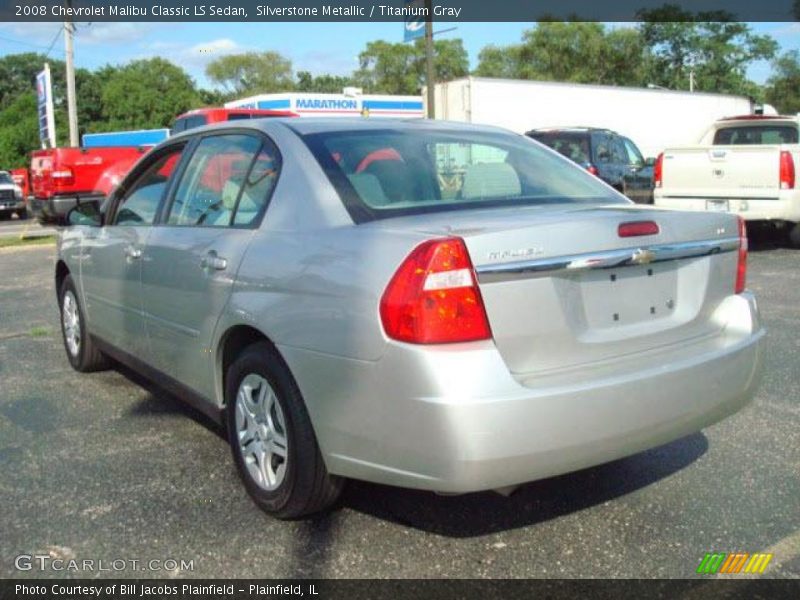 Silverstone Metallic / Titanium Gray 2008 Chevrolet Malibu Classic LS Sedan