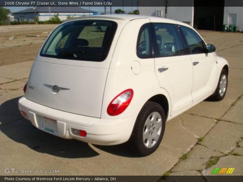 Stone White / Pastel Slate Gray 2008 Chrysler PT Cruiser LX