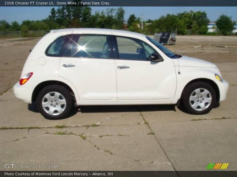 Stone White / Pastel Slate Gray 2008 Chrysler PT Cruiser LX