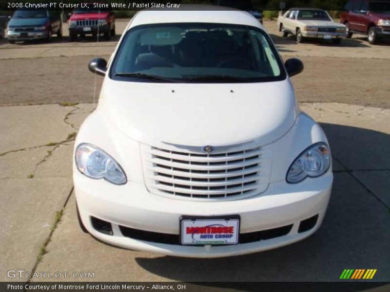 Stone White / Pastel Slate Gray 2008 Chrysler PT Cruiser LX