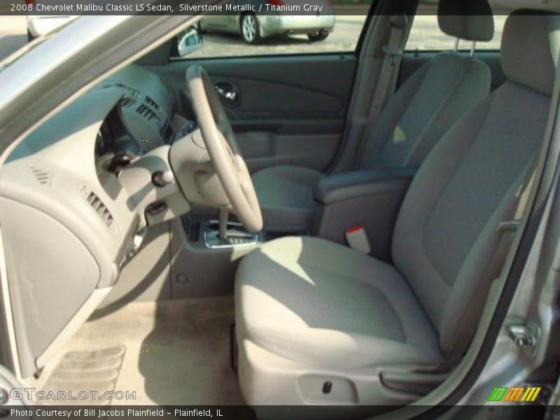 Silverstone Metallic / Titanium Gray 2008 Chevrolet Malibu Classic LS Sedan