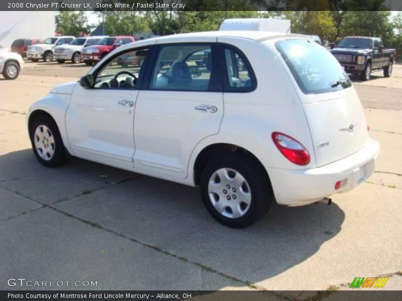 Stone White / Pastel Slate Gray 2008 Chrysler PT Cruiser LX