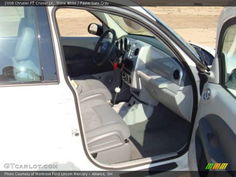 Stone White / Pastel Slate Gray 2008 Chrysler PT Cruiser LX