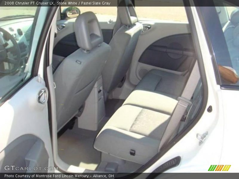 Stone White / Pastel Slate Gray 2008 Chrysler PT Cruiser LX