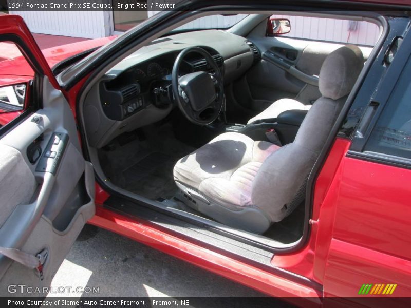 Bright Red / Pewter 1994 Pontiac Grand Prix SE Coupe