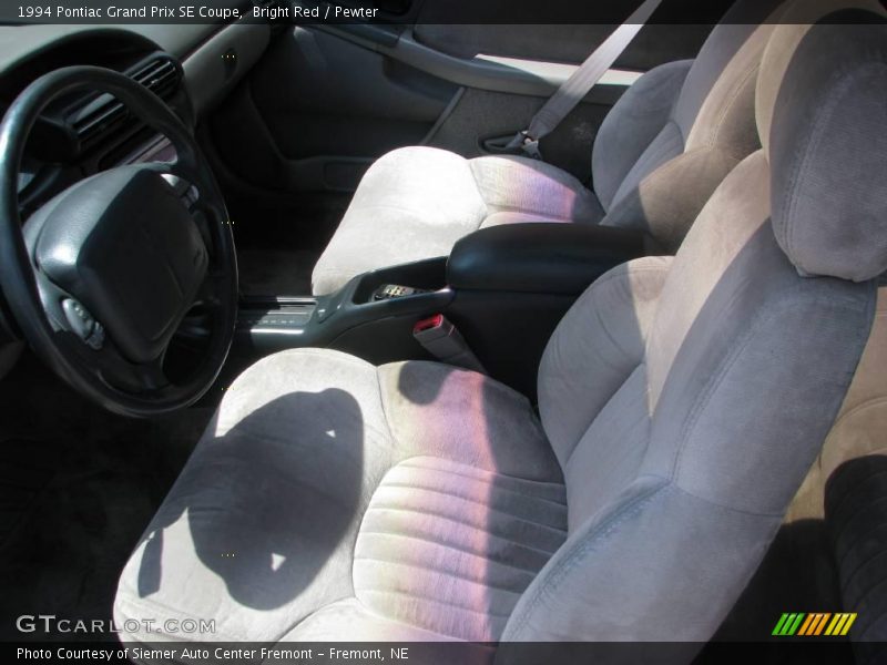 Bright Red / Pewter 1994 Pontiac Grand Prix SE Coupe