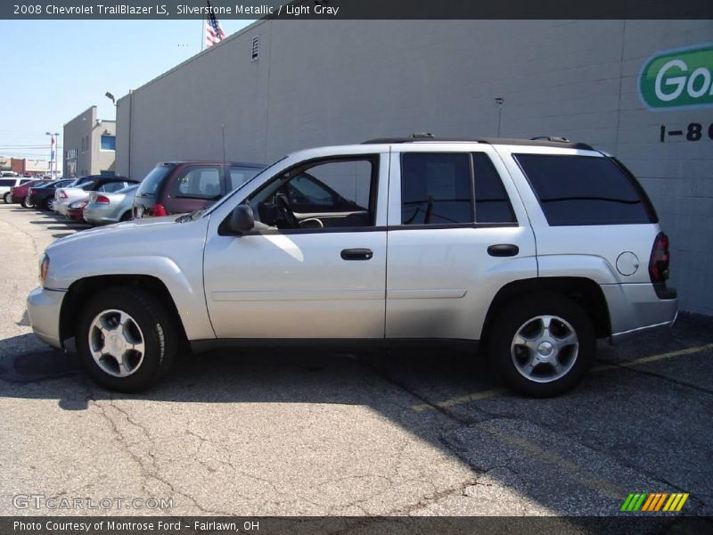 Silverstone Metallic / Light Gray 2008 Chevrolet TrailBlazer LS