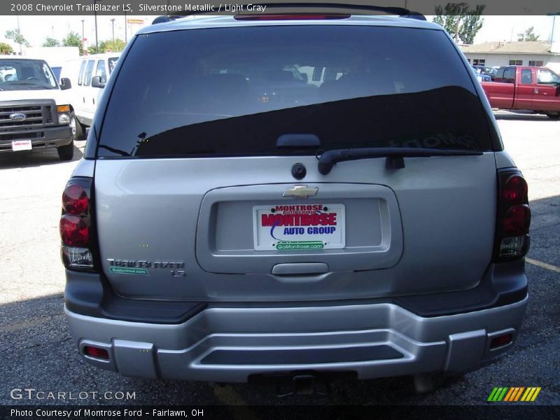 Silverstone Metallic / Light Gray 2008 Chevrolet TrailBlazer LS