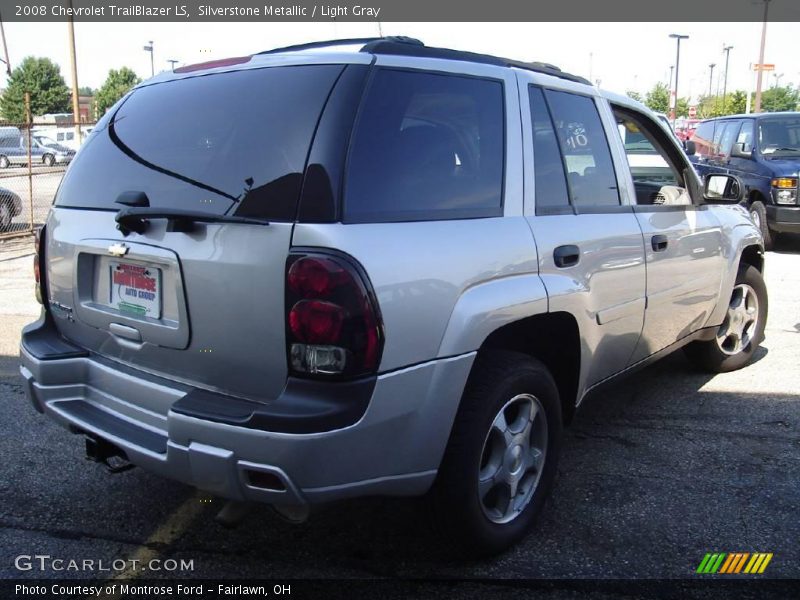 Silverstone Metallic / Light Gray 2008 Chevrolet TrailBlazer LS