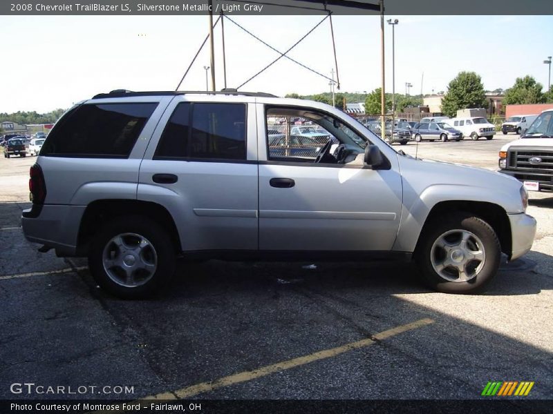 Silverstone Metallic / Light Gray 2008 Chevrolet TrailBlazer LS