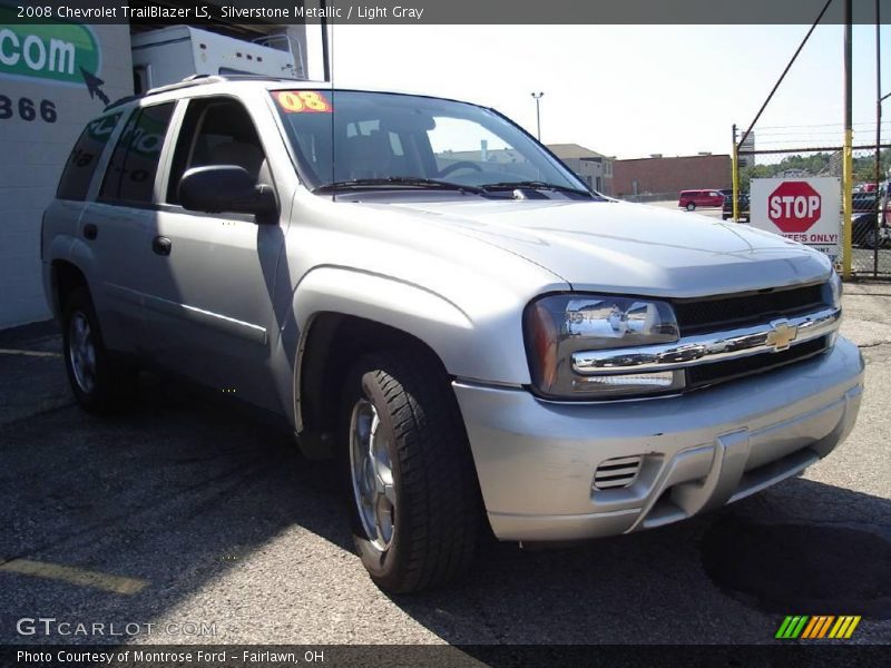 Silverstone Metallic / Light Gray 2008 Chevrolet TrailBlazer LS