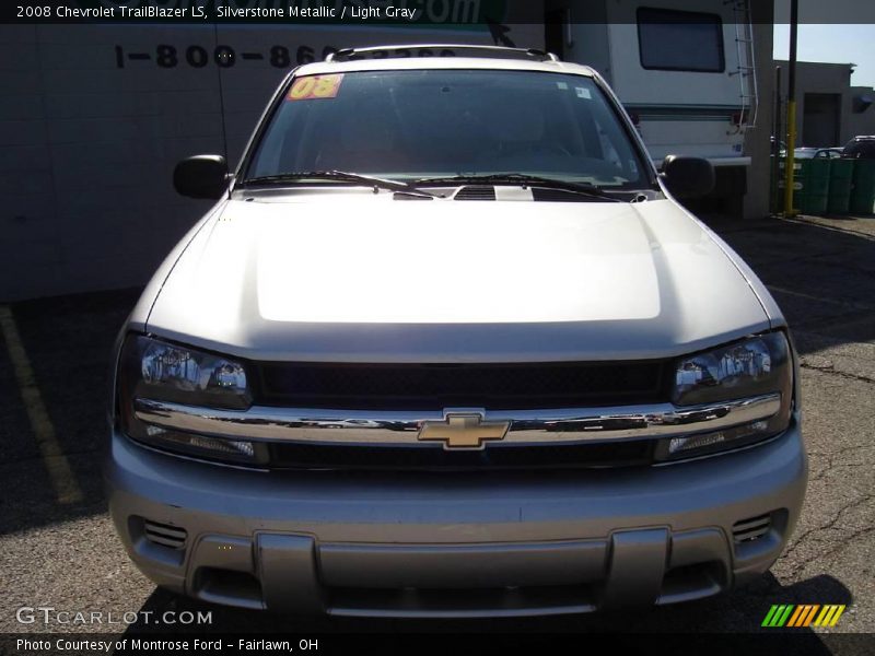 Silverstone Metallic / Light Gray 2008 Chevrolet TrailBlazer LS