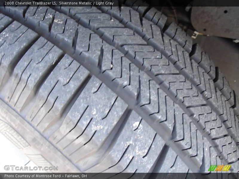 Silverstone Metallic / Light Gray 2008 Chevrolet TrailBlazer LS