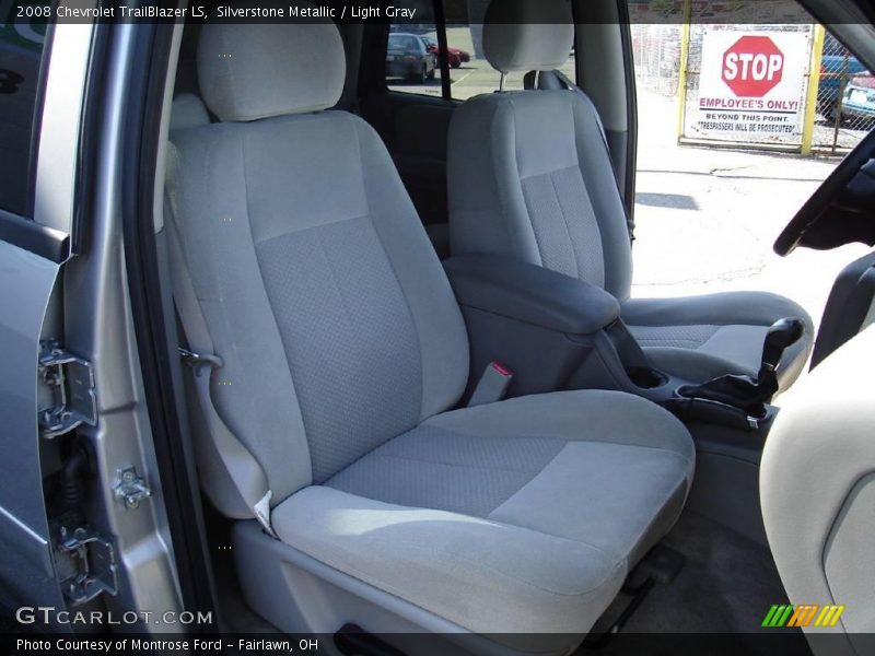 Silverstone Metallic / Light Gray 2008 Chevrolet TrailBlazer LS