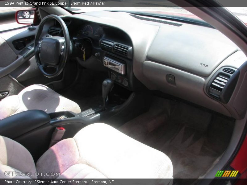 Bright Red / Pewter 1994 Pontiac Grand Prix SE Coupe