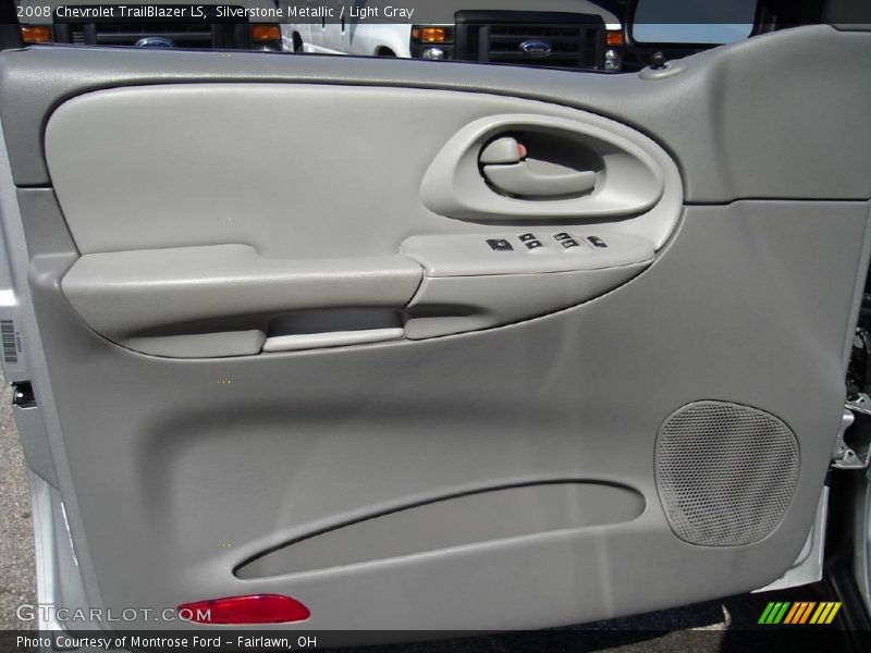 Silverstone Metallic / Light Gray 2008 Chevrolet TrailBlazer LS