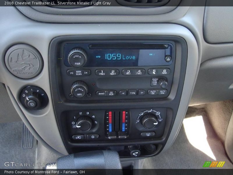 Silverstone Metallic / Light Gray 2008 Chevrolet TrailBlazer LS