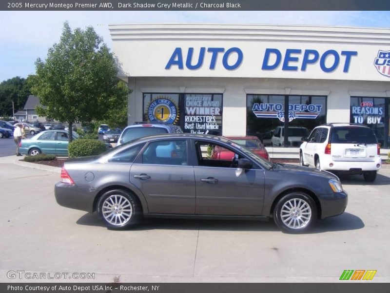 Dark Shadow Grey Metallic / Charcoal Black 2005 Mercury Montego Premier AWD