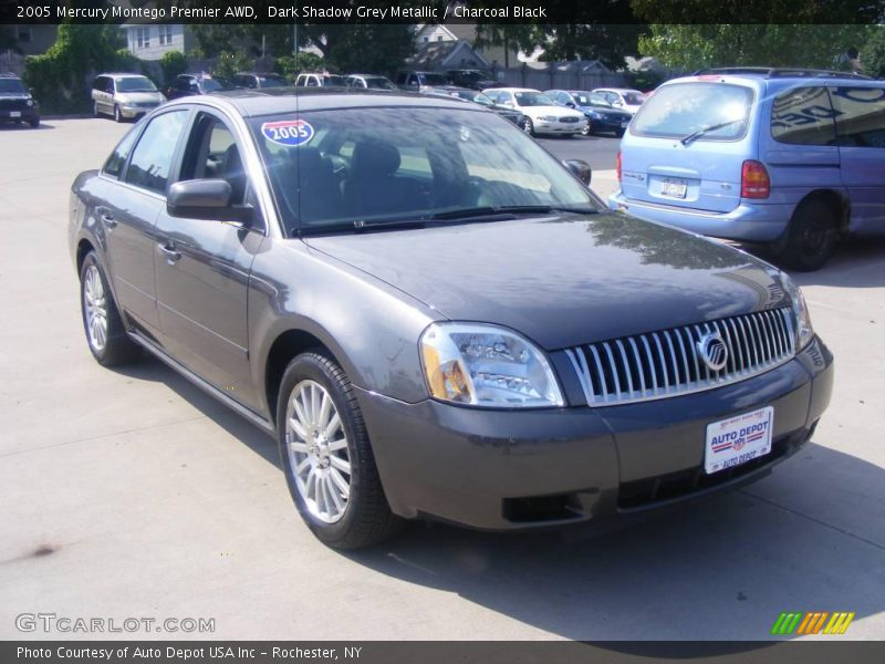 Dark Shadow Grey Metallic / Charcoal Black 2005 Mercury Montego Premier AWD
