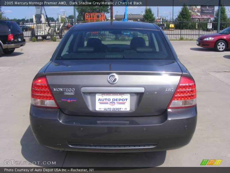 Dark Shadow Grey Metallic / Charcoal Black 2005 Mercury Montego Premier AWD