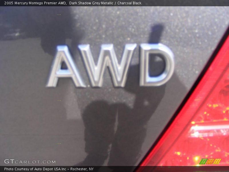 Dark Shadow Grey Metallic / Charcoal Black 2005 Mercury Montego Premier AWD