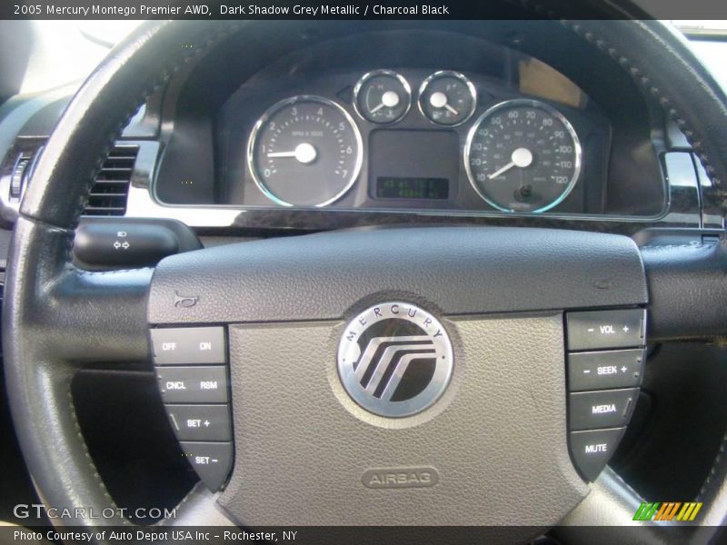 Dark Shadow Grey Metallic / Charcoal Black 2005 Mercury Montego Premier AWD