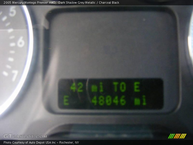 Dark Shadow Grey Metallic / Charcoal Black 2005 Mercury Montego Premier AWD