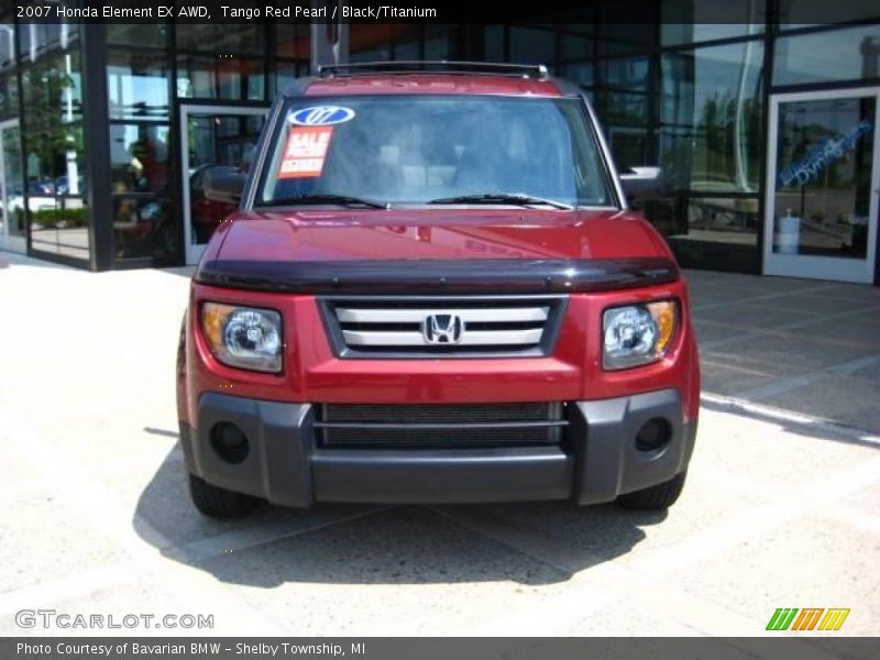 Tango Red Pearl / Black/Titanium 2007 Honda Element EX AWD