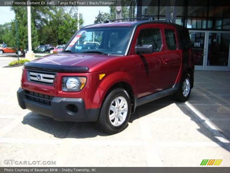 Tango Red Pearl / Black/Titanium 2007 Honda Element EX AWD